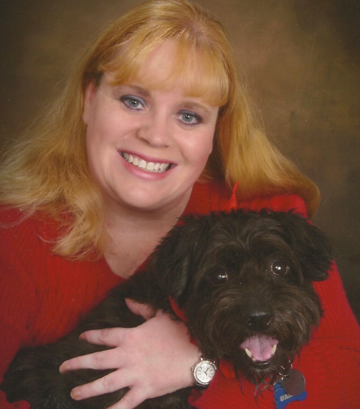 Nicole Bogarosh with her dog Bailey